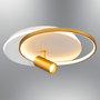 Opviq Lámpara de pared 4156-3-01 Blanco y dorado